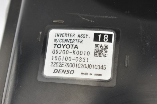 Інвертор інвертор G9200-K0010 TOYOTA Yaris IV 1.5 H - 6