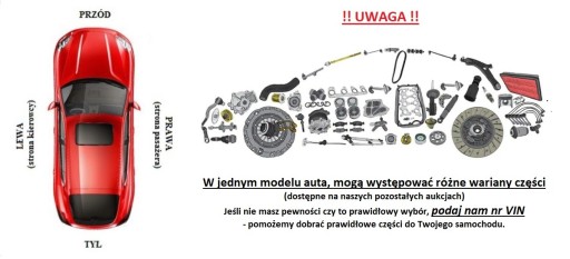 ZESTAW PASKA ROZRZĄDU liftback VW - 3