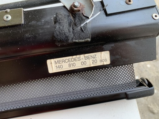Шторка заднього скла MERCEDES S Class W140 1408100020 - 2