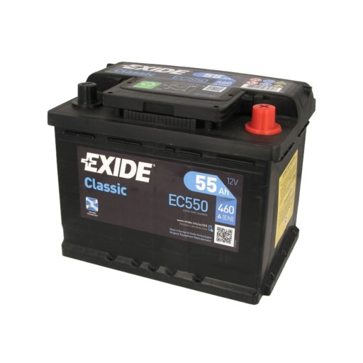 Akumulator EXIDE CLASSIC 55Ah 460A P+ - 1