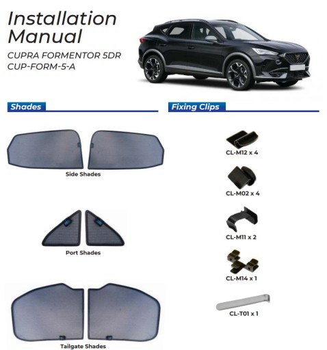 Car Shades чохли Cupra Formentor 5D 2020 - - 15