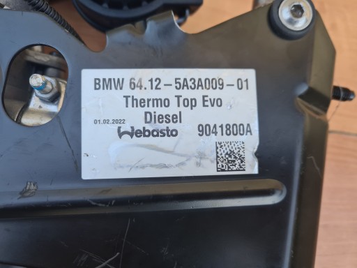 Webasto BMW 5 G30 G31 64.12-5a3a009-01 Дизель 22R. - 4