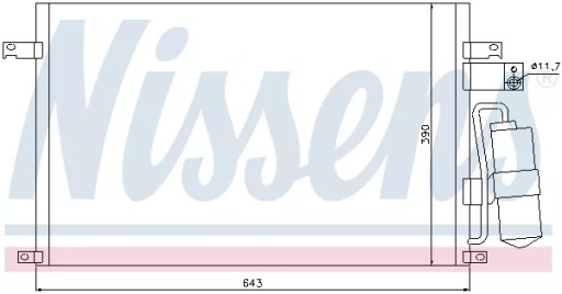 94978/NIS CHŁODNICA KLIMATYZACJI Z OSUSZACZEM CHE - 8