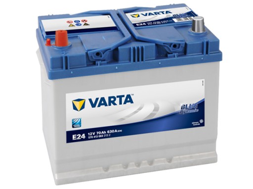 БАТАРЕЯ 12V 70AH 630A L + 261X175X220 BLUE - 1