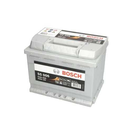 Акумулятор 63AH 610A SILVER S5 L + BOSCH - 14