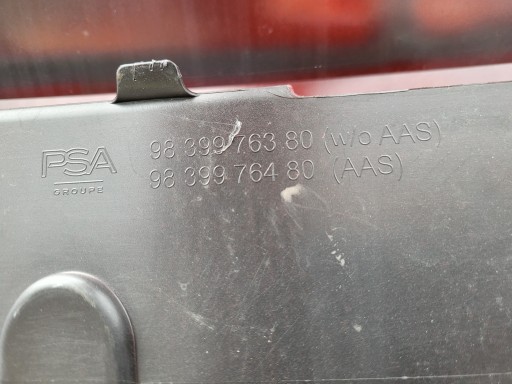 Opel Astra 6 VI L 22-HB задній бампер задній - 13
