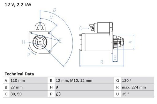 0 986 017 490 Bosch стартер - 3