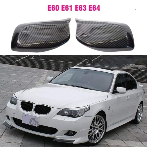 OBUDOWY LUSTEREK CARBON BMW E60 E61 E63 M5 LOOK - 2