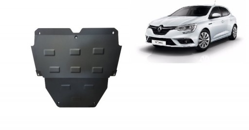 Сталевий захист двигуна Renault Megane IV 2016-2023 - 1