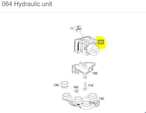 Насос ABS Mercedes W167 a1679009613 новий - 1