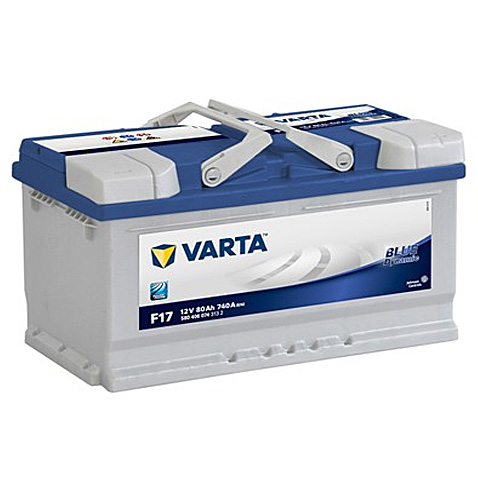 Акумулятор Varta BLUE F17 80Ah 740a - 1