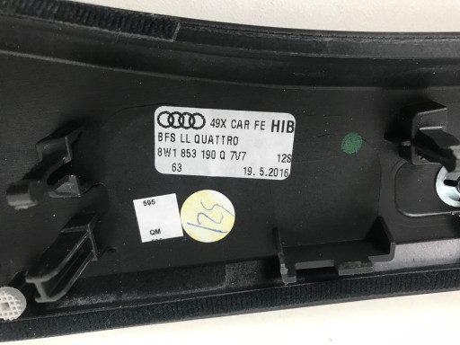 Декоративні планки CARBON AUDI RS5 S5 A5 8W 8W1853190Q - 11