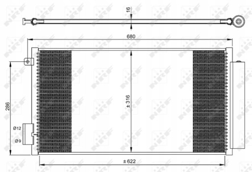 Конденсатор кондиціонера NRF 350061 - 2