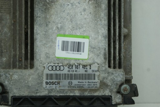 AUDI A8 D3 3.0 TDI 4E0907401b komputer silnika - 3