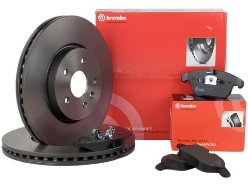 BREMBO TARCZE+KLOCKI P NISSAN NAVARA D40 296MM - 1