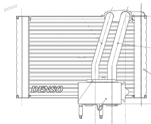 PAROWNIK KLIMATYZACJI DEV07005 DENSO CITROEN FIAT - 2