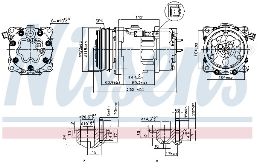 Компресор кондиціонера PEUGEOT EXPERT 1.6 HDi 90 - 2