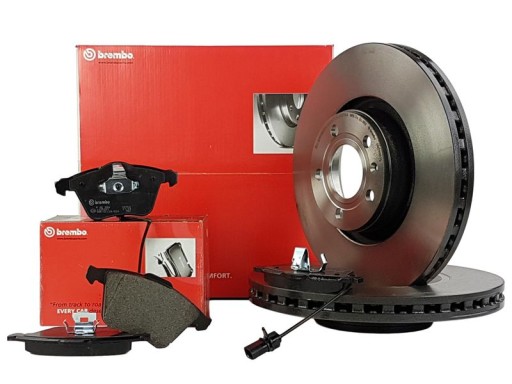 BREMBO TARCZE+KLOCKI PRZÓD AUDI A6 C6 A8 D3 321MM - 2