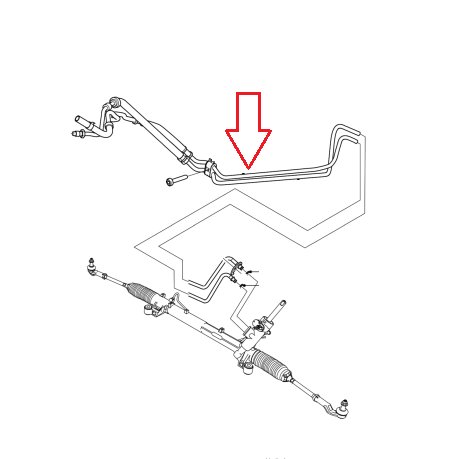 Wąż wspomagania Ford Focus 1.8 2.0 3M51-3A212-EP - 13