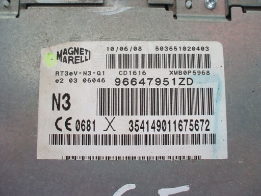 CITROEN C5 X7 III RADIO NAWIGACJA WYŚWIETLACZ - 3