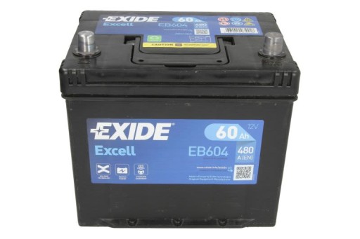 Akumulator EXIDE 12V 60Ah/480A EXCELL P+ - 3