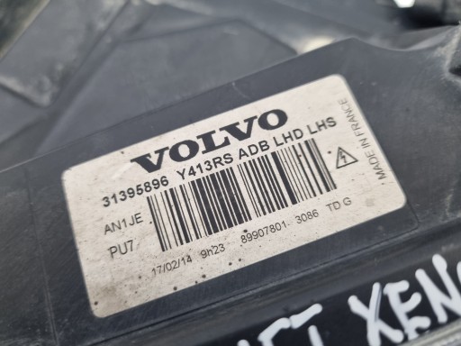 Volvo V60 S60 II LIFT передня лампа ліва передня ксенонова 31395896 - 2