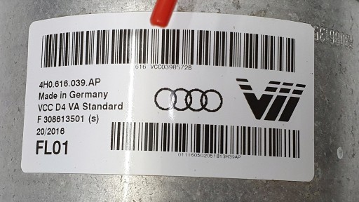 Амортизатор передній лівий Audi A8 4h D4 4h0616039ap - 7