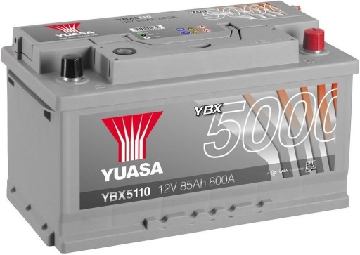 Akumulator Yuasa YBX 5110 12V 85Ah 800A P+ - 2
