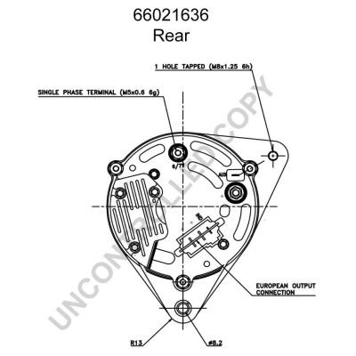 66021636 PRESTOLITE ELECTRIC ALTERNATOR - 4