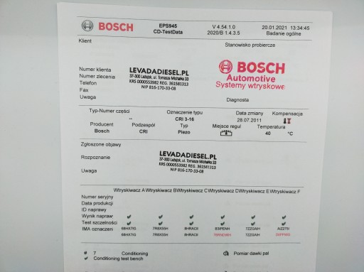 інжектор 0445117020 057130277am Audi VW Porsche - 2