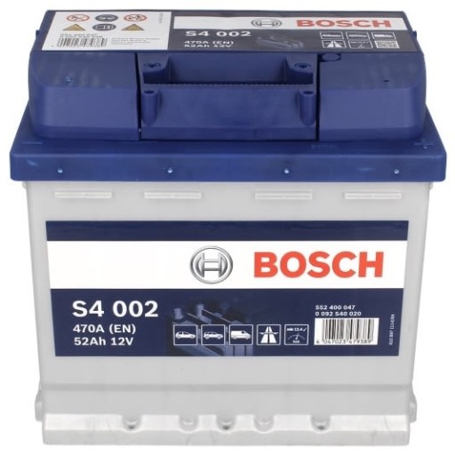 AKUMULATOR 52Ah/470A S4 P+ 1 Bosch NOWY - 1