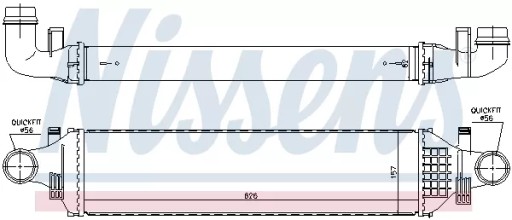 Nissens 96335 Chłodnica powietrza doładowującego - 7
