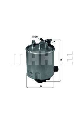 ТОПЛИВНЫЙ ФИЛЬТР KNECHT KL 440/4 KL4404 - 2