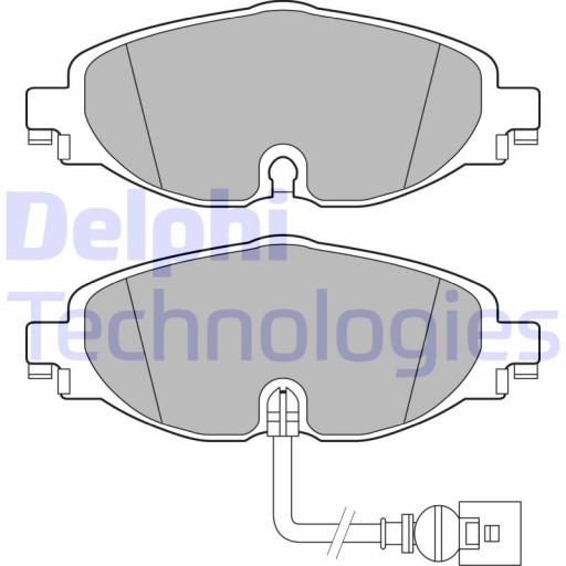 Delphi tarcze klocki przód- Audi A3 8V 12-, 288mm - 3