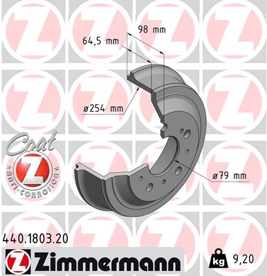 BĘBNY HAMULCOWE do CITROEN JUMPER 2.5 T9A TDi 2.8 - 2