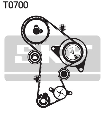 Комплект ГРМ SKF VKMC 01148-2 VKMC011482 - 2