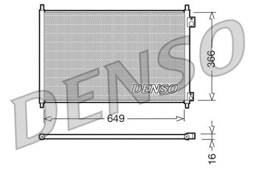 Конденсатори кондиціонера DENSO DCN40006 - 2
