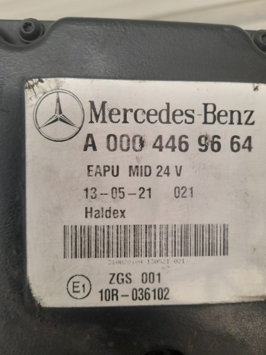 Задній клапан MERCEDES ACTROS MP4 HALDEX A0004469664 - 4