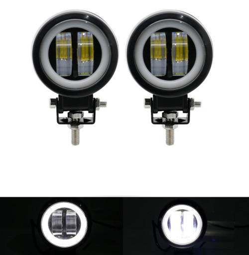 Робоча Лампа галогенна прожектор LED RING 12 - 24V x2 - 1