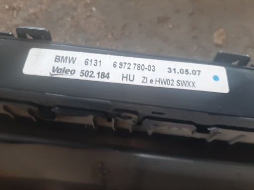 Панель кондиціонера BMW e70 X5 9157555 - 2