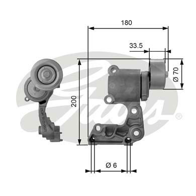 GATES T38410 NAPINACZ TOYOTA ALPHARD/VELLFIRE - 2