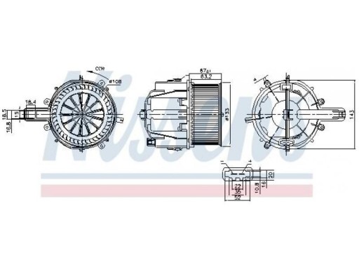 SILNIK DMUCHAWY NISSENS 87759 - 2