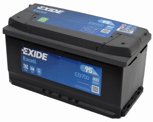 EXIDE EXCELL 95Ah 800A EB950 - 1