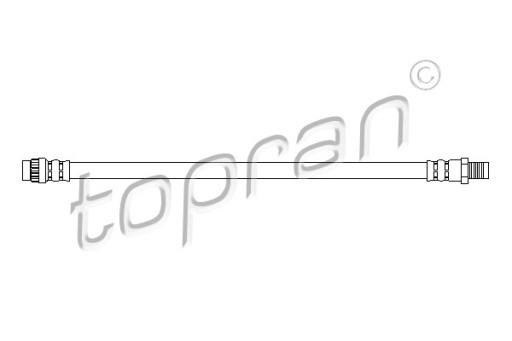 Гальмівний шланг TOPRAN 700 274 - 3