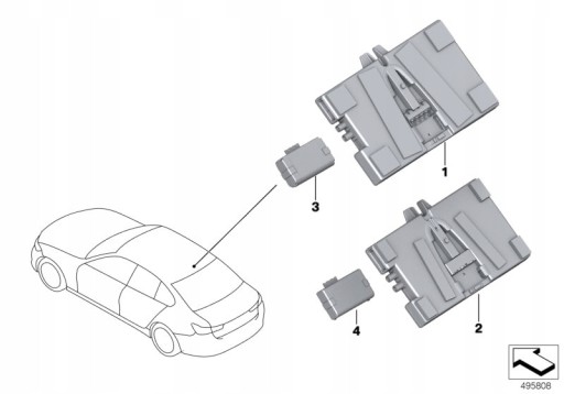 BMW OE 84102447710 акумулятор Telematik TCB - 3