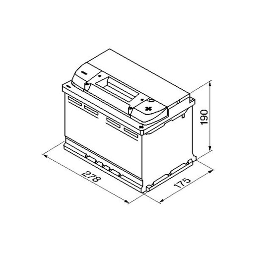 Акумулятор BOSCH S4 74Ah 680a p+ - 3