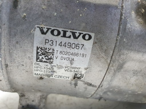 Volvo XC40 2.0 T5 компресор кондиціонера компресор 31449067 - 2