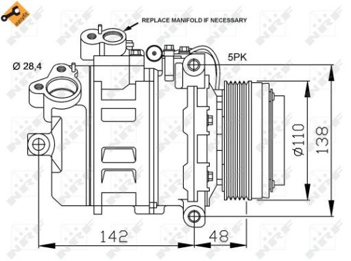 Kompresory klimatyzacji NRF 32123 - 2