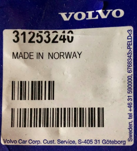 Бампер передній Volvo S60 (-10) 31253240 - 4