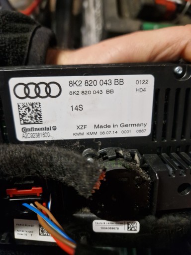 Панель вентиляційного отвору кондиціонера Audi A5 8T LIFT 2.0 TDI 8k2820043bb - 2